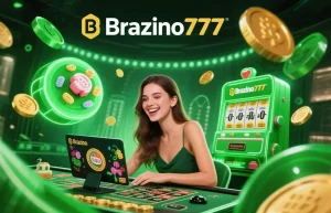 Mulher jogando Brazino777